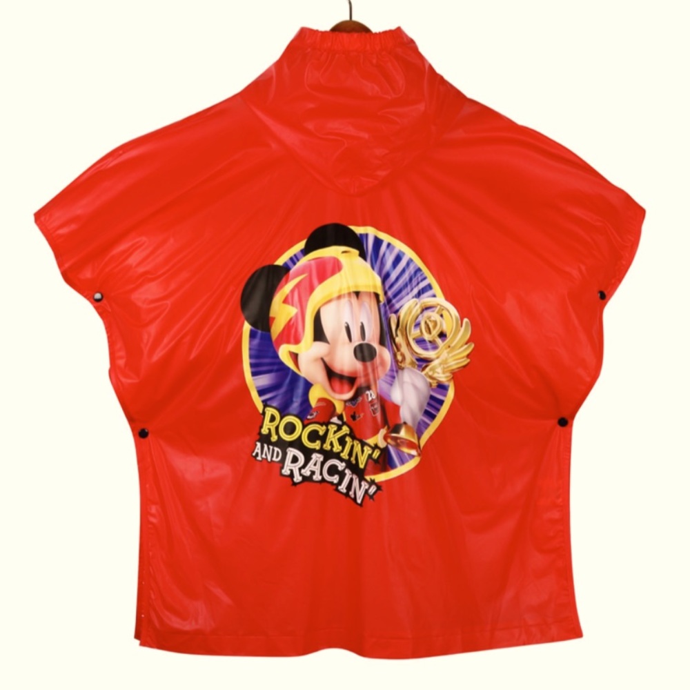 🆕 Mickey Mouse Rain Poncho 💦☔️🏎